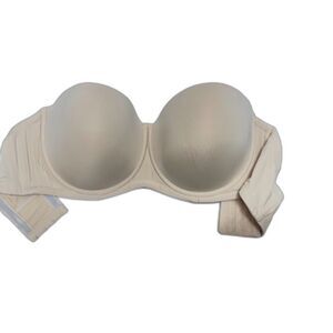 Nude Strapless Bra 40G Convertible Multiway Push Up Padded Bra NWT